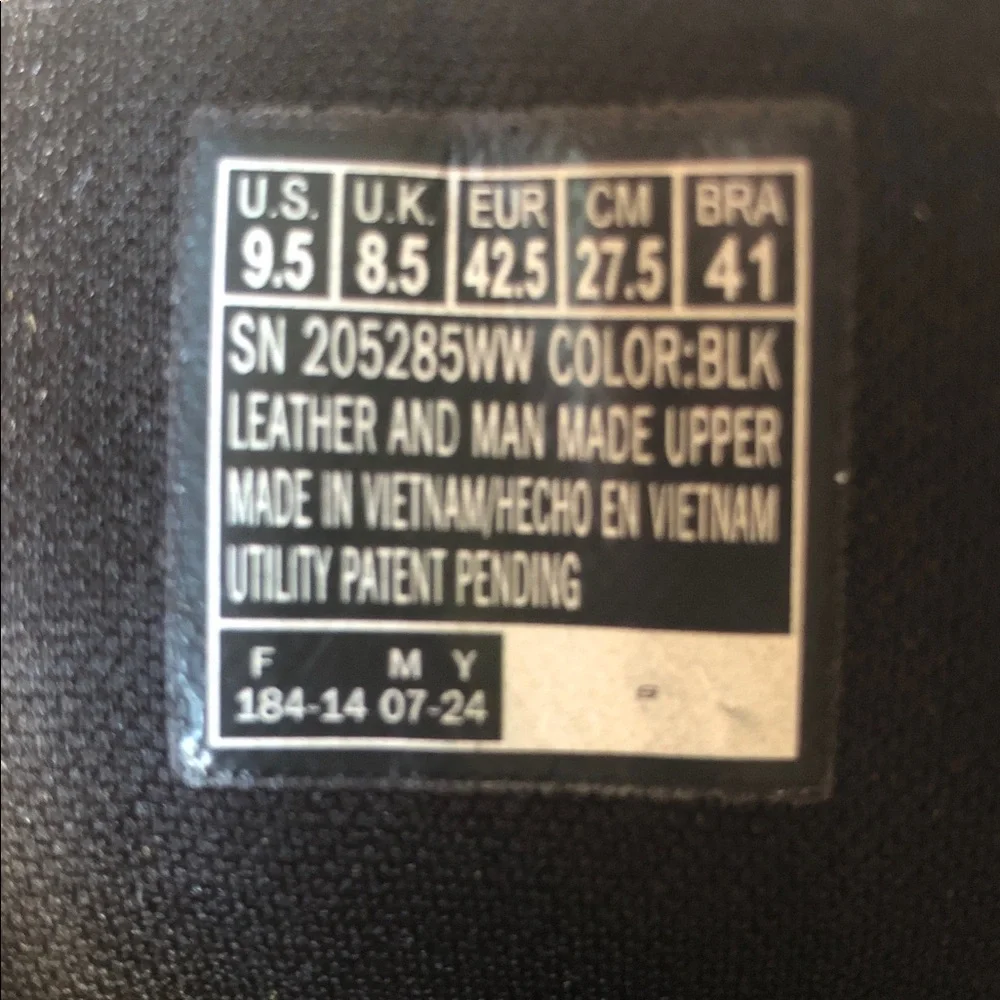 Skechers Black Slip-Ins Hands Free Relaxed Fit Meroe-Pikeman Boots size 9.5